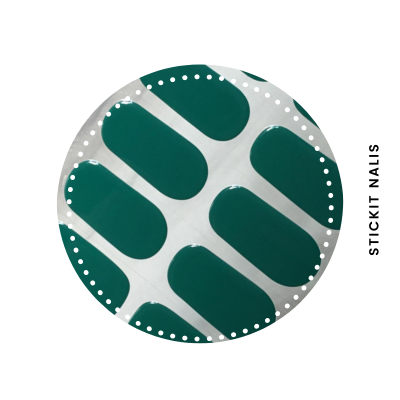 Emerald Semi-cured Gel Nail Sticker Kit