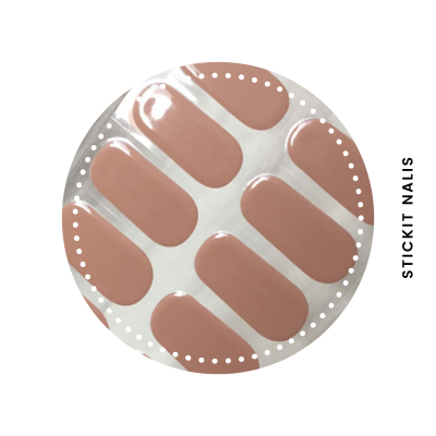 Vanilla Latte Semi-cured Gel Nail Sticker Kit