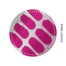 Load image into Gallery viewer, Fuchsia Semi-cured Gel Nail Sticker Kit
