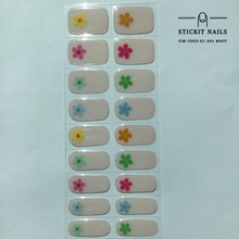 Load image into Gallery viewer, Flower Hippie Semi Cured Gel Nail Sticker Kit
