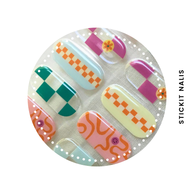Cool Vibes Semi Cured Gel Nail Sticker Kit