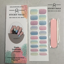 Load image into Gallery viewer, Pastel Ombre Semi-cured Gel Nail Sticker Kit
