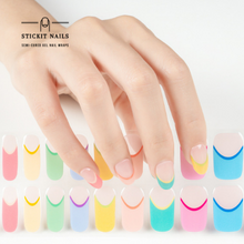 Load image into Gallery viewer, Colour Me Up [French Tip] Semi Cured Gel Nail Sticker Kit
