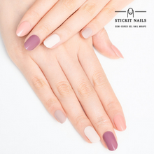 Load image into Gallery viewer, Pink Sunset Semi-cured Gel Nail Sticker Kit
