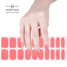 Load image into Gallery viewer, Flamingo Semi Cured Gel Nail Sticker Kit
