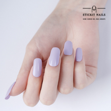 Load image into Gallery viewer, Mauve Semi Cured-gel Nail Sticker Kit
