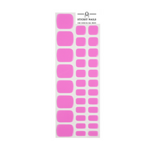 Load image into Gallery viewer, Hot Pink Semi Cured Gel Toe Nail Sticker Kit
