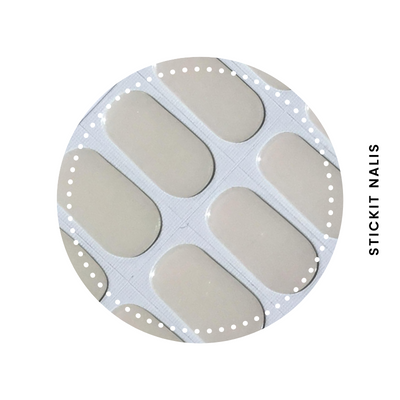 Glazed Donut [Pearlescent] Semi-cured Gel Nail Sticker Kit