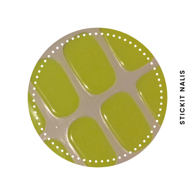 Hi-Vis Vibe Semi Cured Gel Nail Sticker Kit