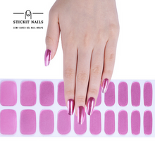 Load image into Gallery viewer, Cotton Candy [Iridescent] Semi Cured Gel Nail Sticker Kit
