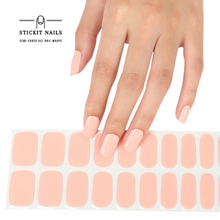 Load image into Gallery viewer, Pink Gin Semi-cured Gel Nail Sticker Kit
