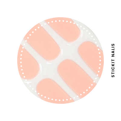 Pink Gin Semi-cured Gel Nail Sticker Kit
